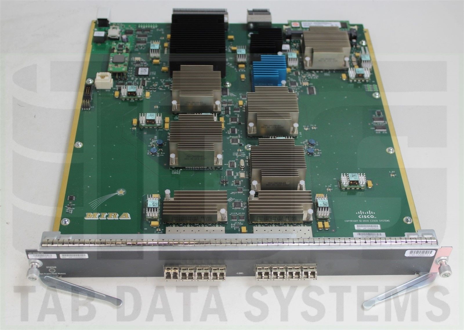 Cisco MDS 9000 DS-X9708-K9 10-Gbps 8-Port FCoE Module with SFP+'s (8)