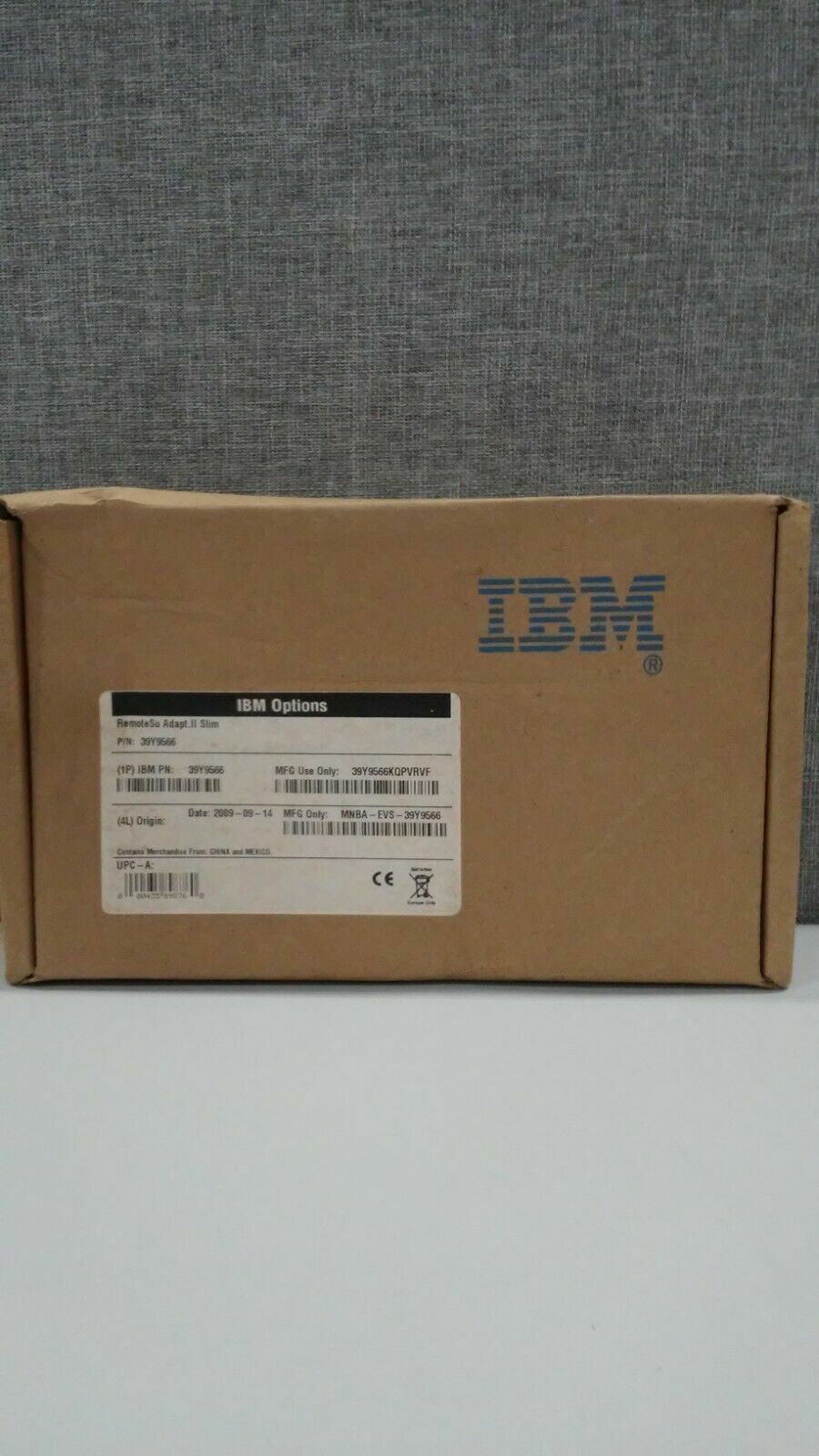 NEW-SEALED BOX- IBM 39Y9566 INTERPOSER REMOTE SUPERVISOR ADAPTOR II SL 13N0752