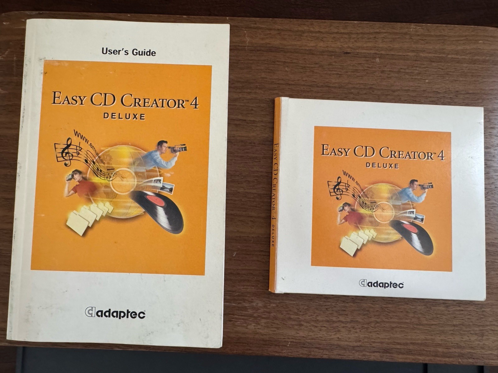 Adaptec Easy CD Creator 4 Deluxe & 3.5b DirectCD 2.5c & Manual Untested