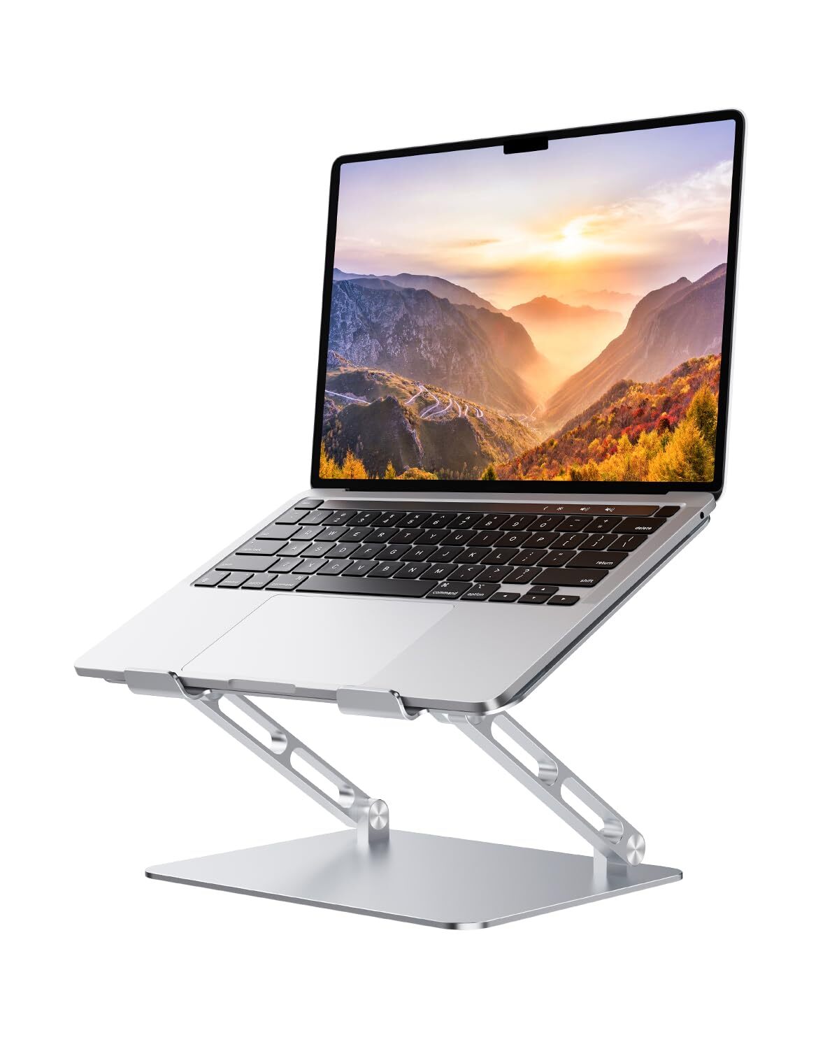 Laptop Stand Adjustable Aluminum Laptop Stand For Desk Ergonomic Computer Riser 