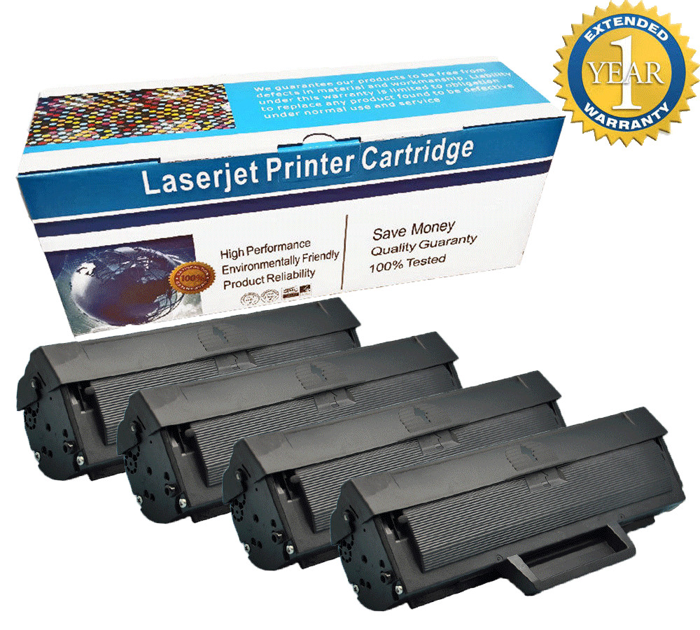 4p MLTD104S MLT-D104S BLACK Toner Cartridge for Samsung ML-1661 ML-1675 ML-1865W