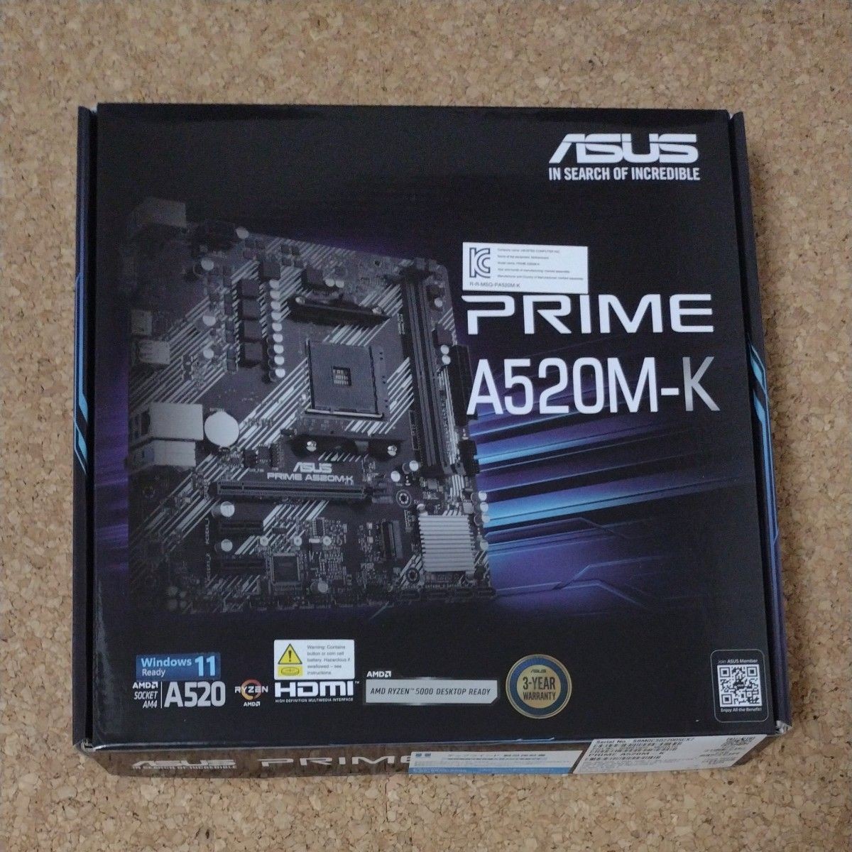 ASUS PRIME A520M-K AMD Motherboard