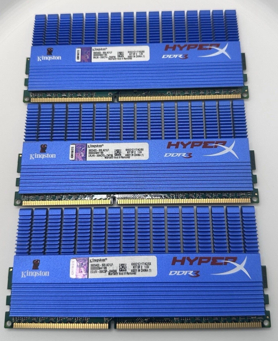 Kingston HyperX T1 DDR3-2133 12GB (3x4GB) KHX21C11T1K2/8X Desktop RAM CL11
