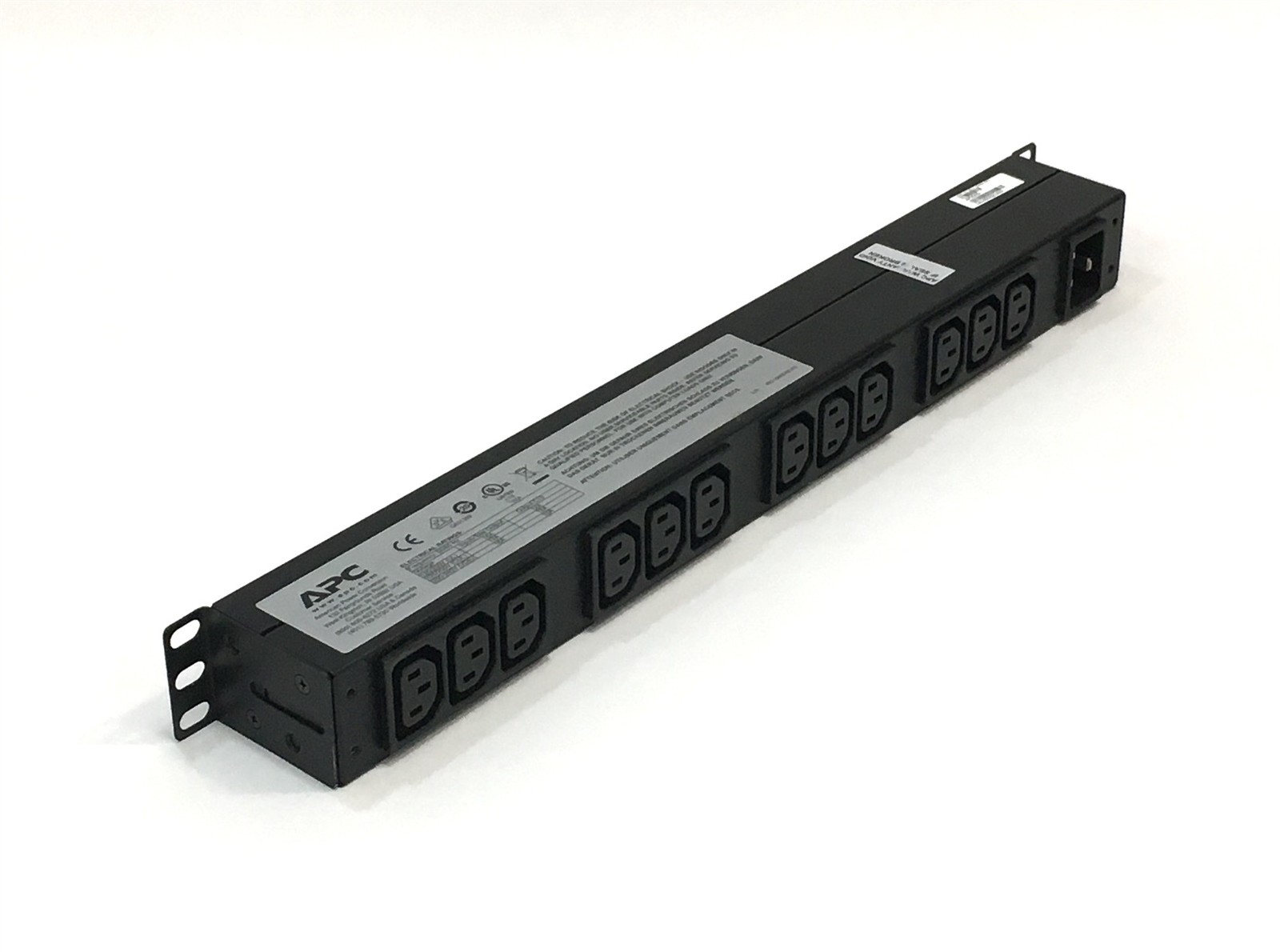 APC AP9565 Rack PDU, Basic, 1U, 16A, 208/230V, (12) C13 w/ Rack Ears
