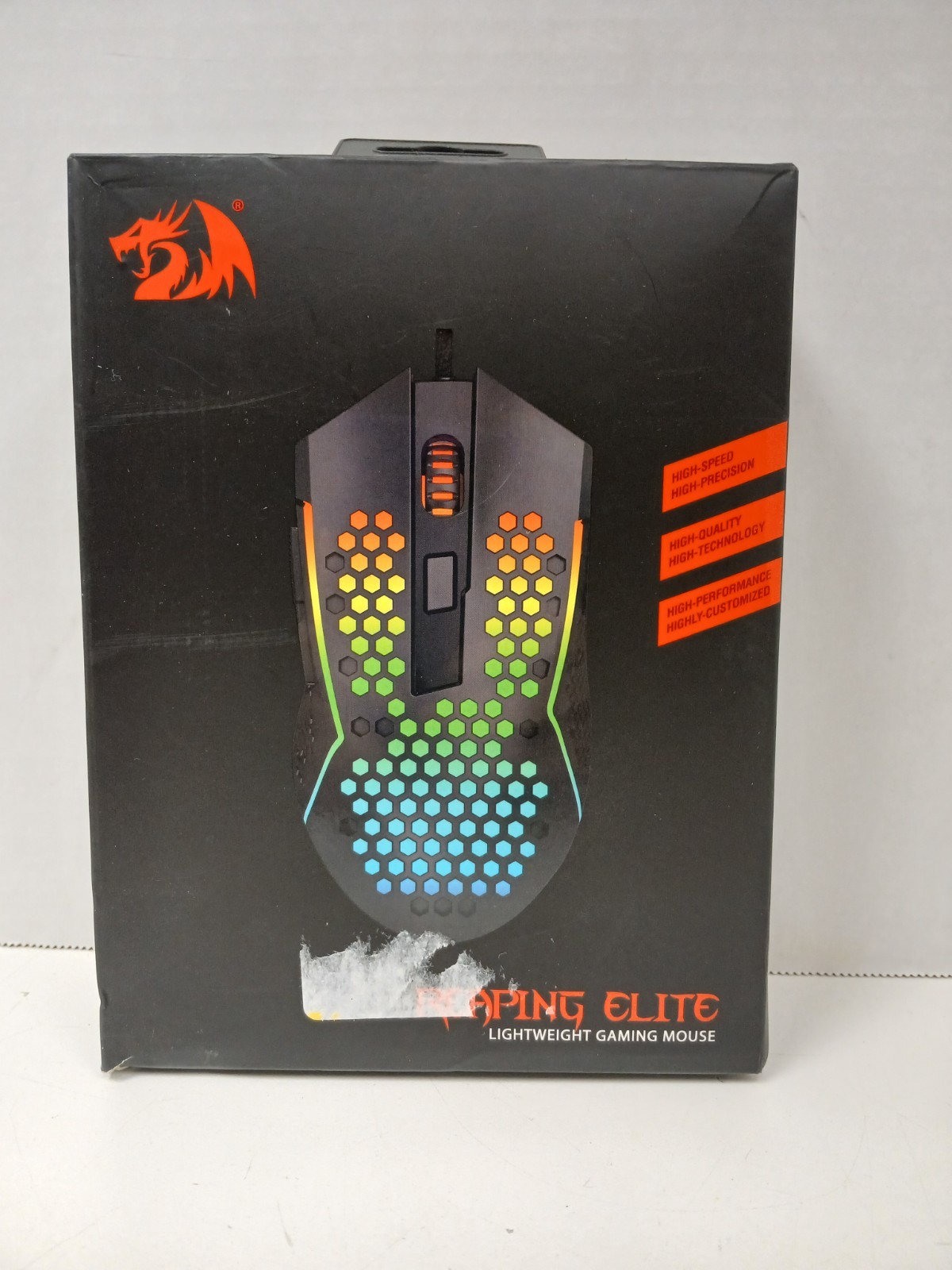 Redragon Vampire Elite Wired Gaming Mouse, Black