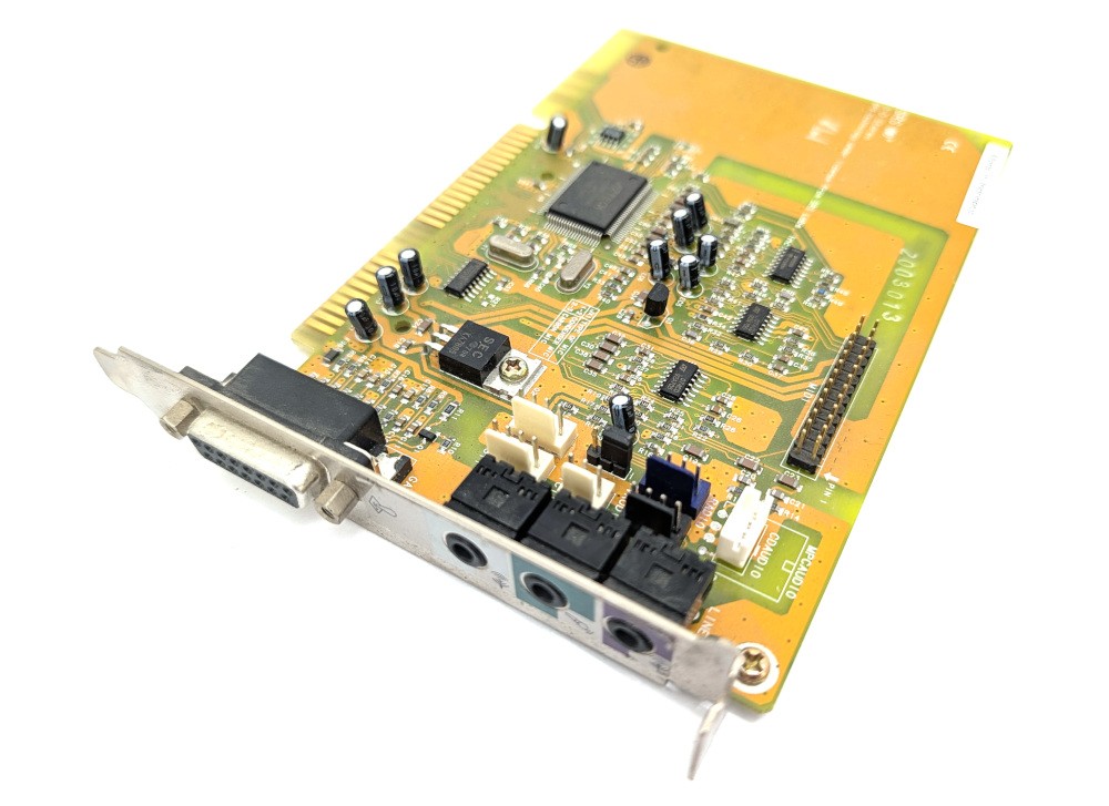 AZTECH 800-C3002A-A30 ISA 16Bit Sound Card Audiocard Retro SRS 3D Stereo
