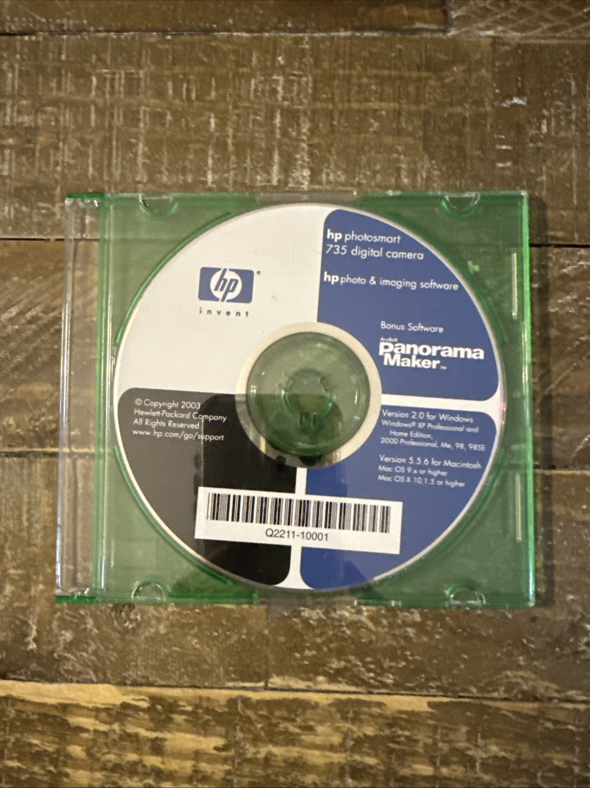 HP Invent Photosmart 735 PC Cd Rom