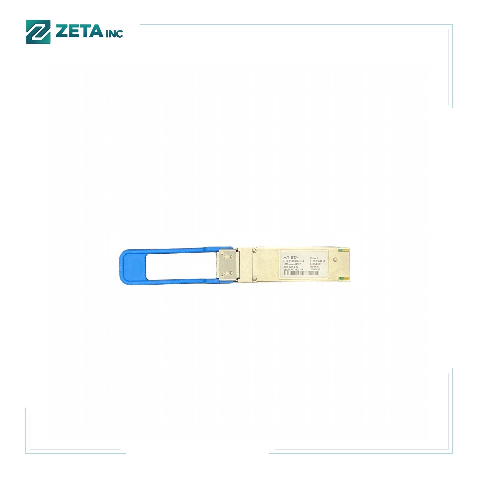 QSFP-100G-LR4 ARISTA 100GBASE-LR4 1310nm 10km QSFP28 SMF XVR-10068-21