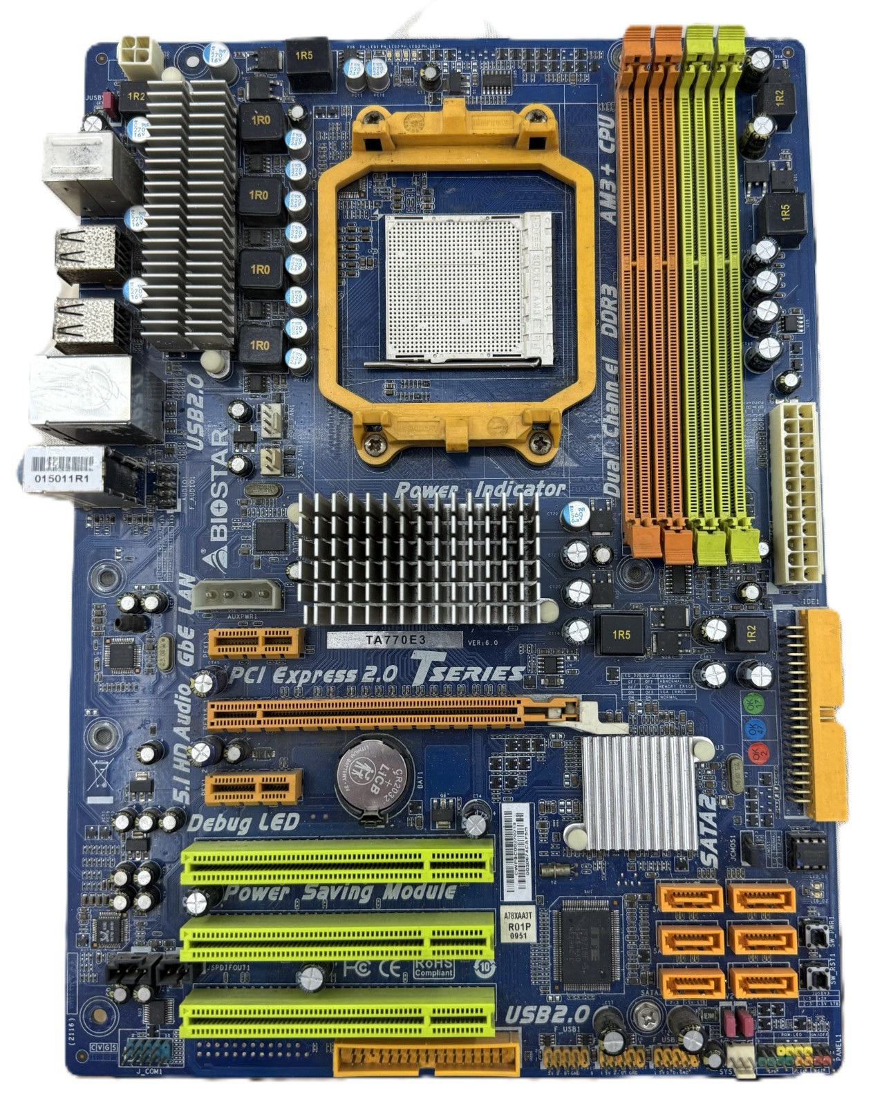 Biostar TA770E3 AM3 DDR3 AMD 770 ATX Motherboard Tested