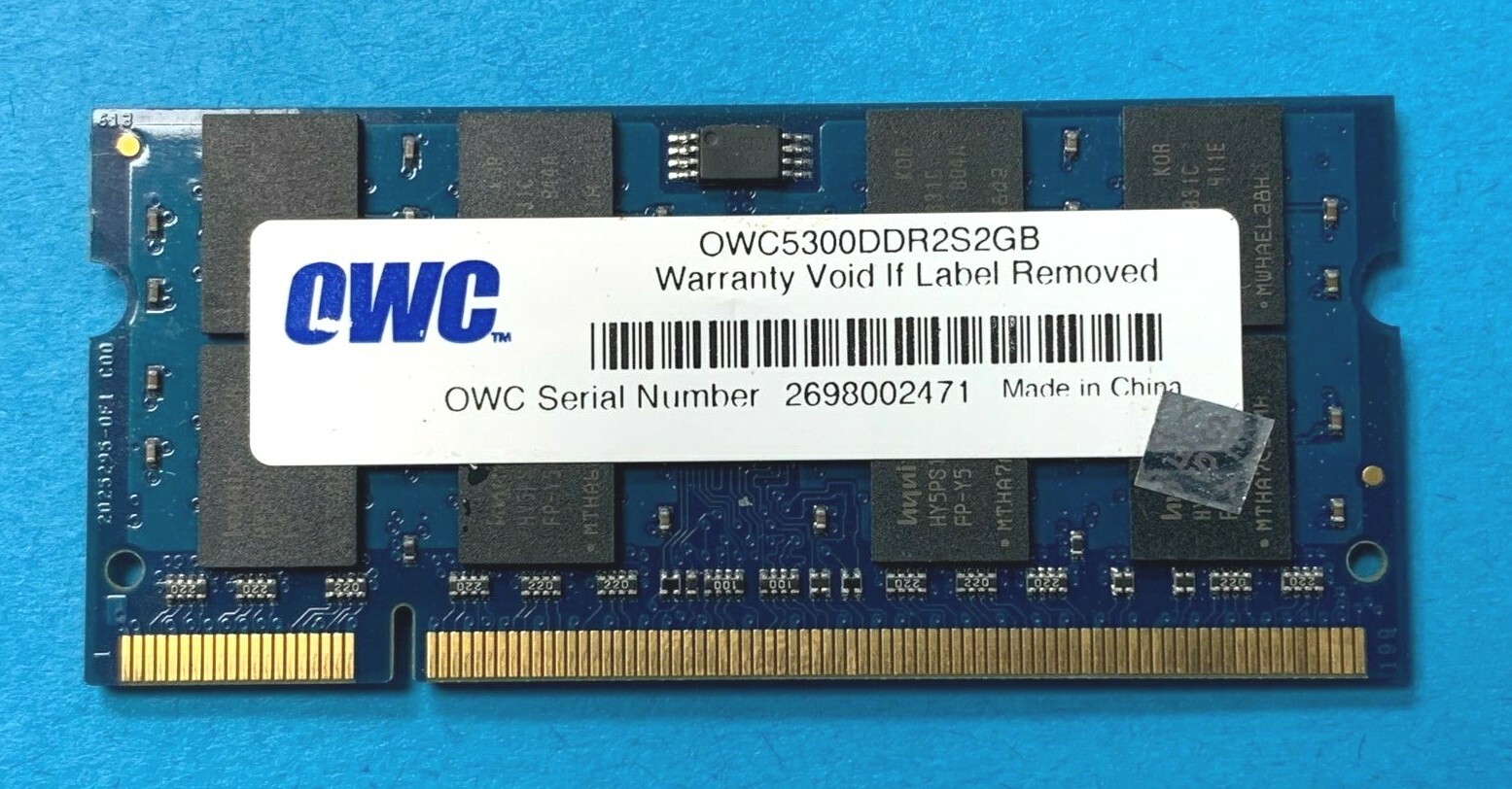 ⚡OWC 2GB COMPUTER MEMORY RAM OWC5300DDR2S2GB 