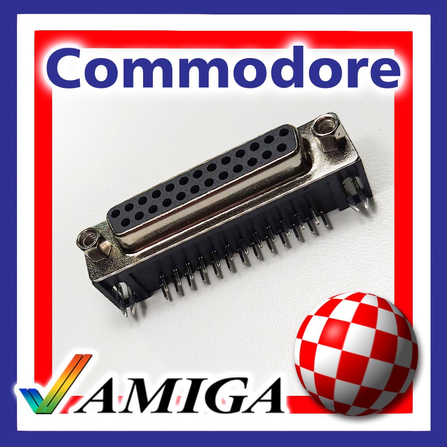 COMMODORE AMIGA PARALLEL PORT MOTHERBOARD CONNECTOR