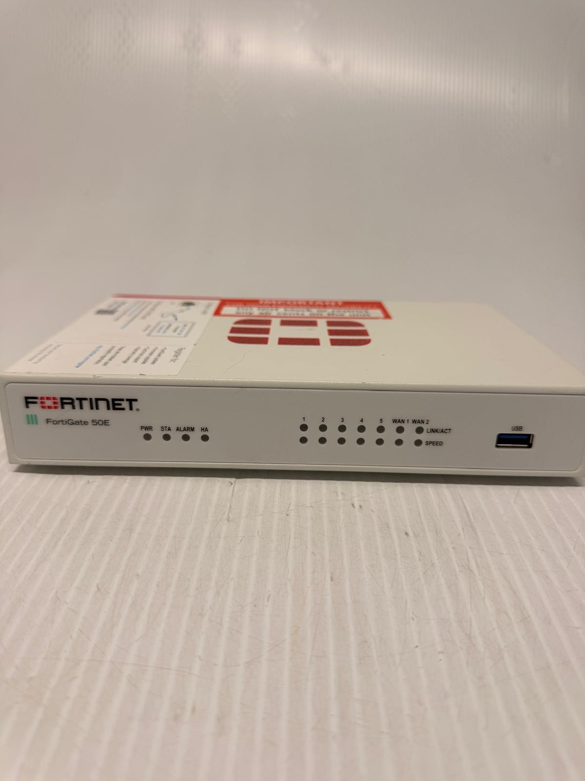 Fortinet Fortigate-50E FG-50E Network Security Firewall P/N: P17464-05-01