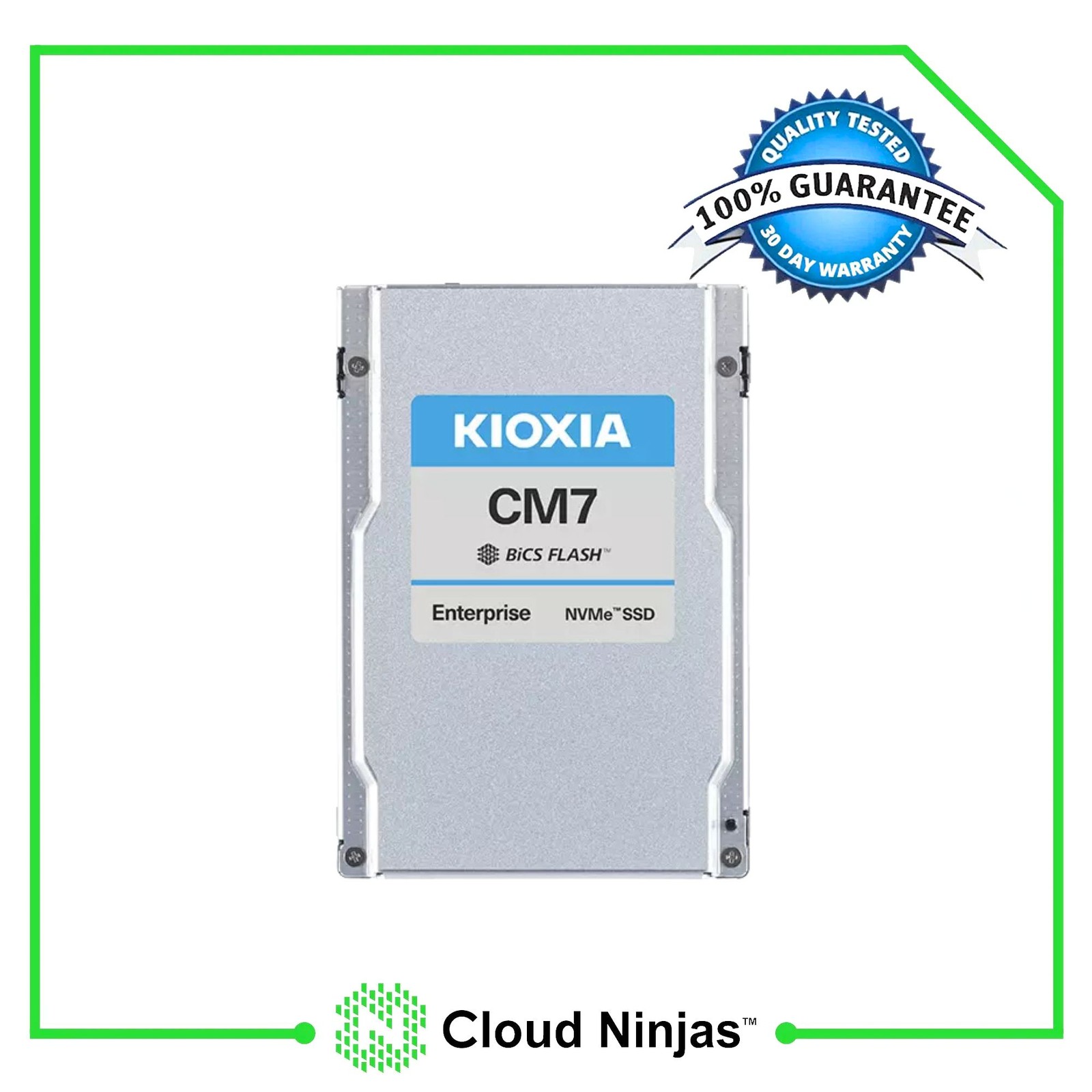 KIOXIA KCMYXRUG3T84 3.84TB SFF 2.5" CM7-R PCIe 5.0 U.3 SDF7084GEB 1DWPD SSD
