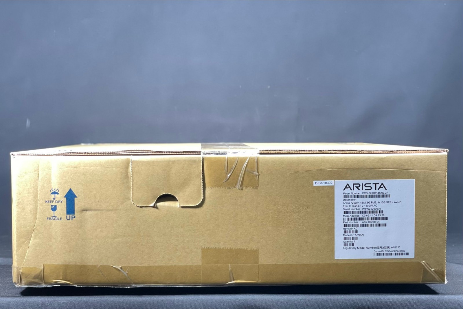 NEW Arista CCS-720XP  CCS-720DP-48ZS-2F 48x2.5G PoE 4x10G SFP+ Switch