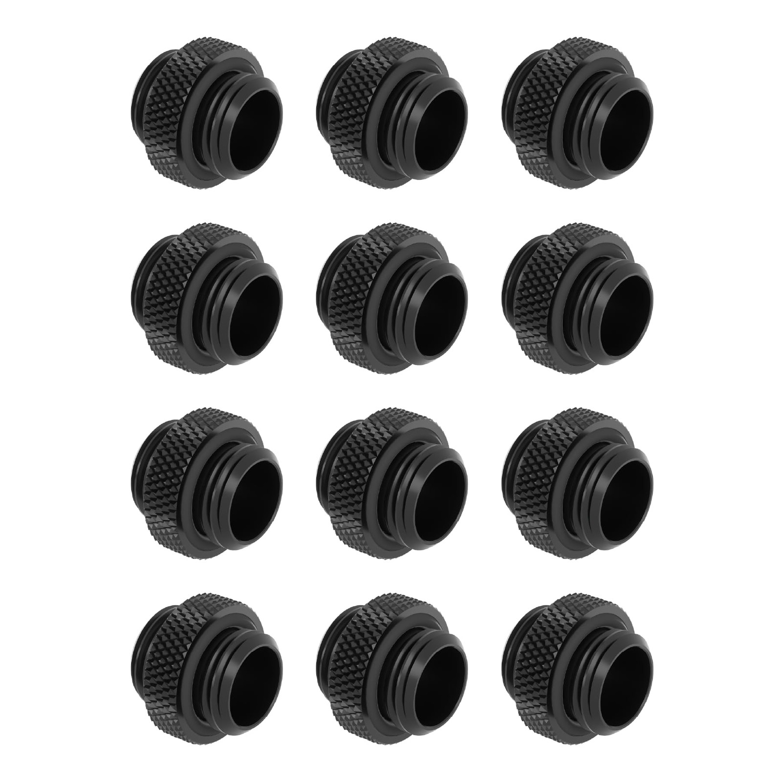 dracaena.io 12 pack G1/4" thread, Male to Male Mini Extender Fitting with tig...
