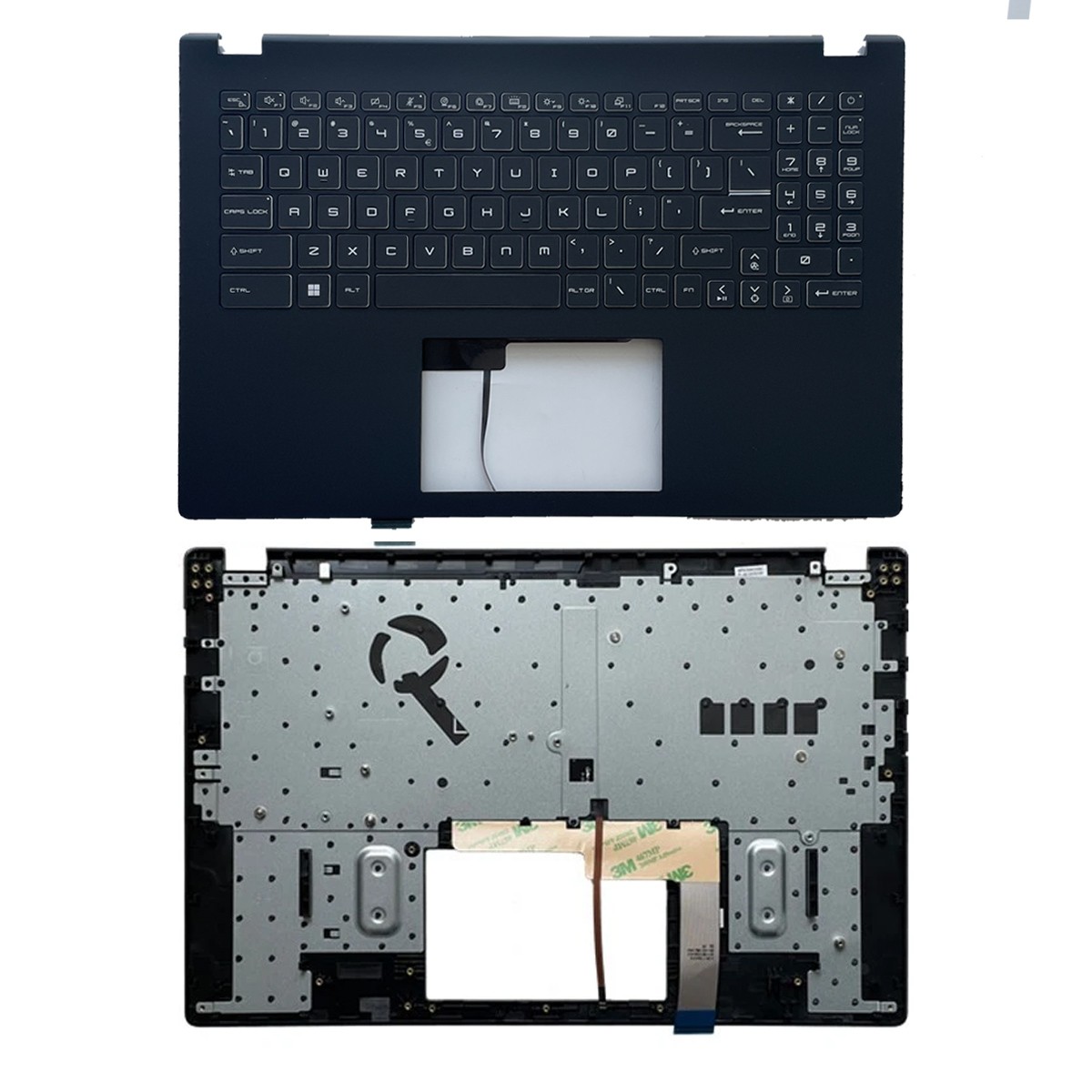 New For MSI Modern 15 MS-15H1 MS-15H2 15.6in Palmrest Cover W/Backlit Keyboard