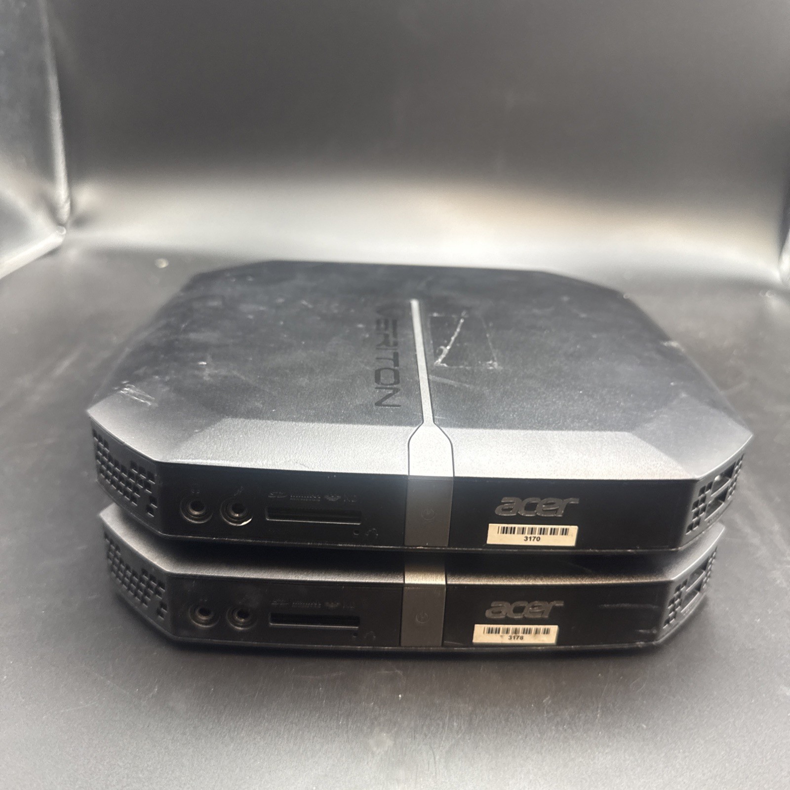 Lot Of 2 Acer Veriton N4620G i3-3227U 1.9GHz 4GB RAM 128GB SSD Windows 10 PRO