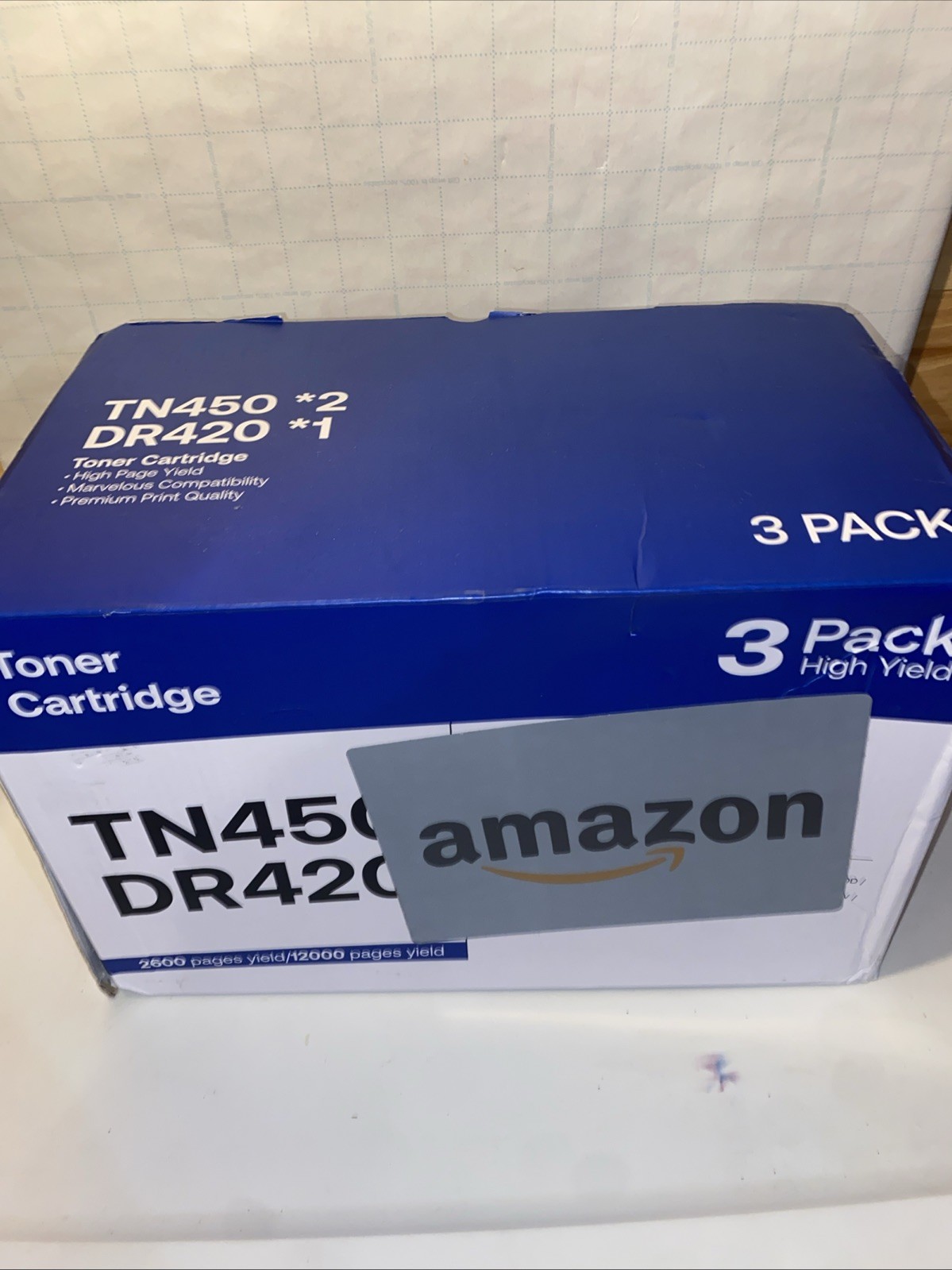 2PK TN450 + 1PK DR420 Toner Drum Set For Brother MFC-7860DW 7460DN DCP-7065DN