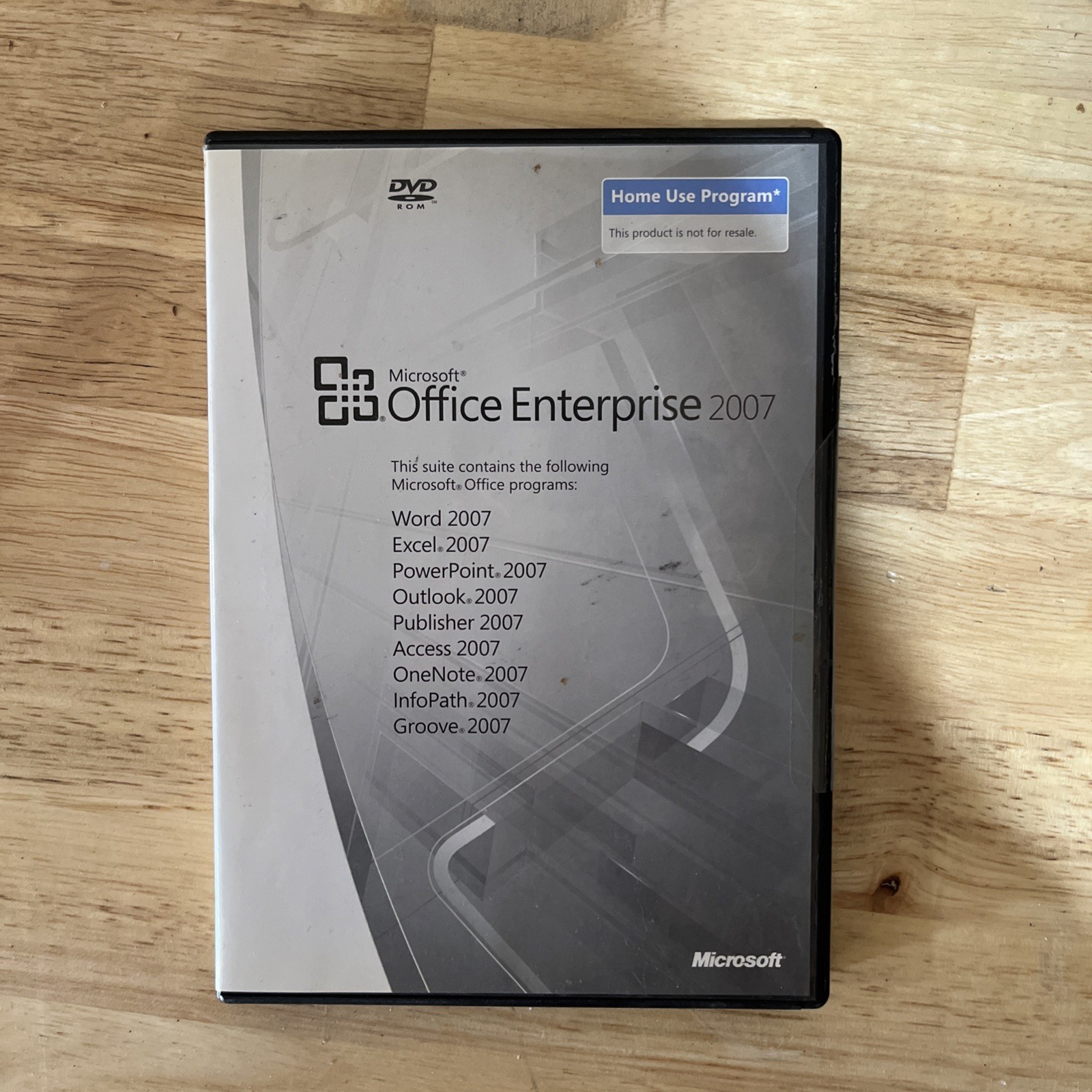 Microsoft Office Enterprise Edition 2007 w/ Product Key Word, PowerPoint, Excel