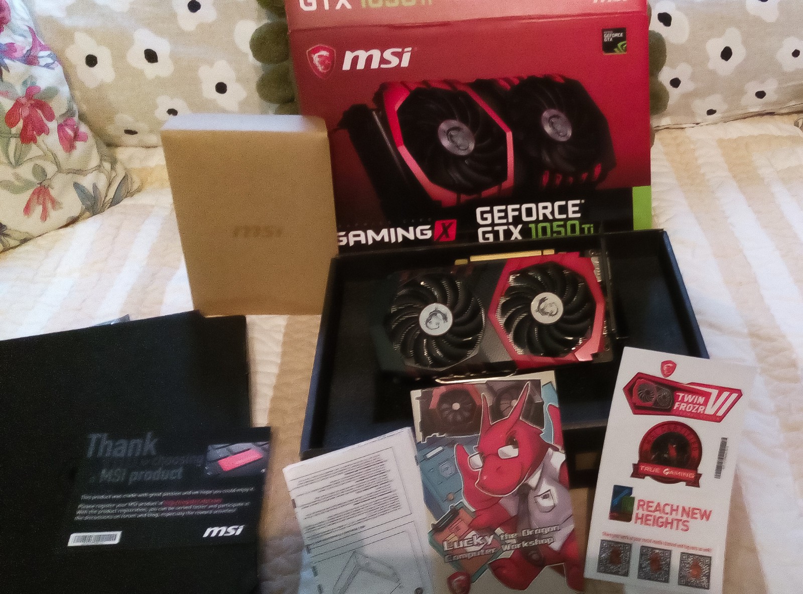MSI NVIDIA GeForce GTX 1050 TI 4GB GDDR5 Graphics Card