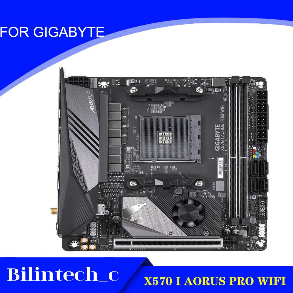 FOR Gigabyte X570 I AORUS PRO WIFI Motherboard DP+ 64GB AM4 DDR4