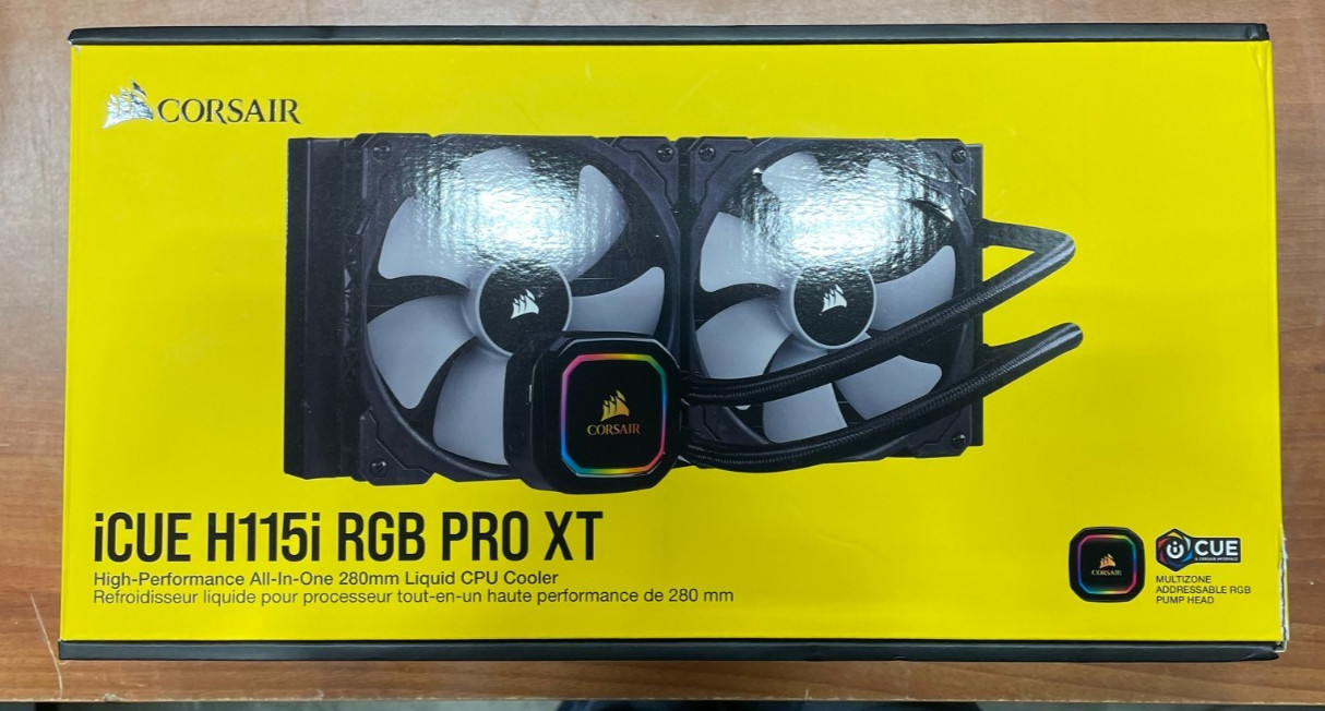 *OPEN-BOX* CORSAIR iCUE H115i RGB PRO XT 280mm AIO Liquid CPU Cooler RGB   #26