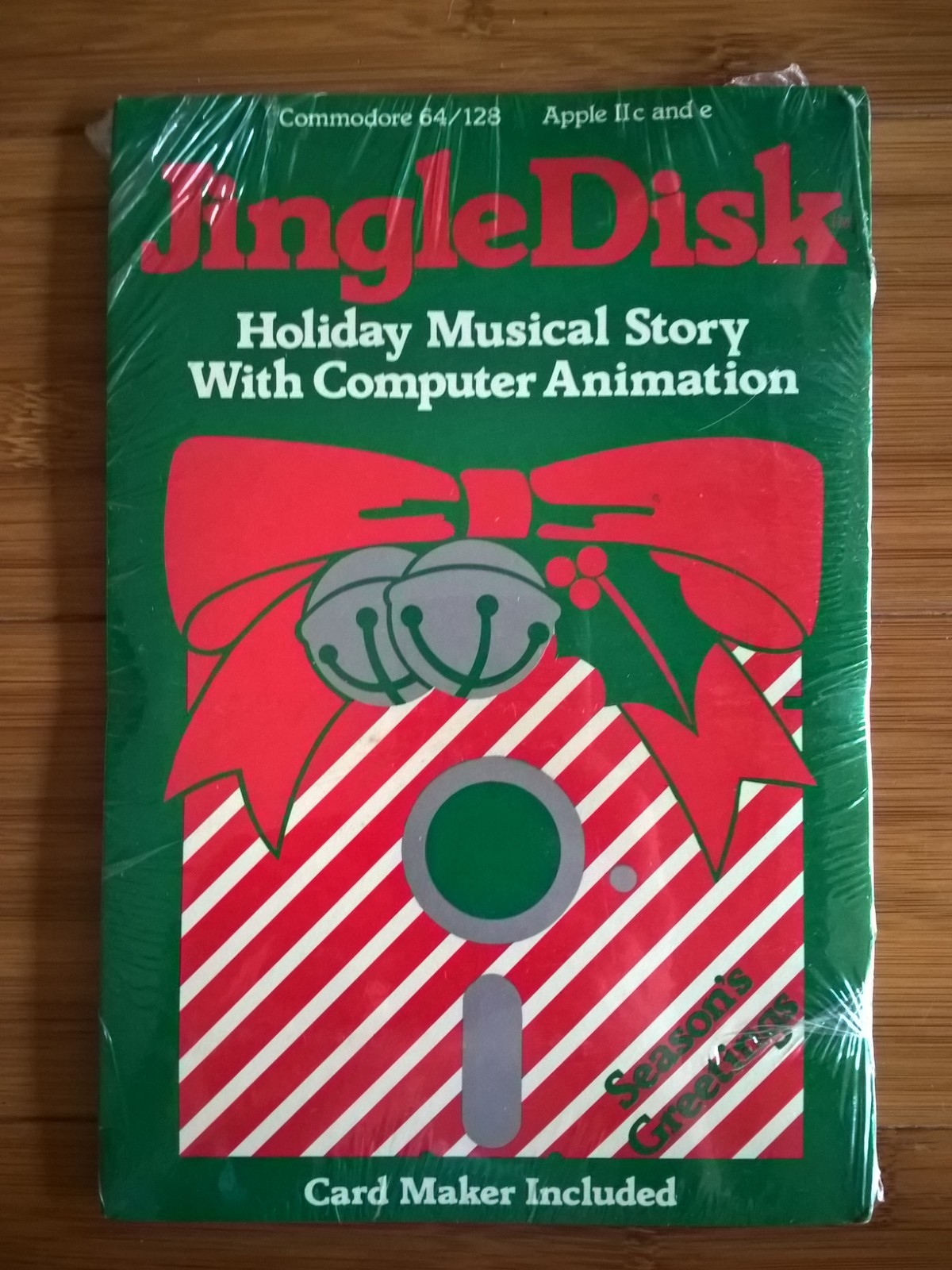 Jingle Disk For Commodore 64/128 & Apple IIc IIe, NEW FACTORY SEALED