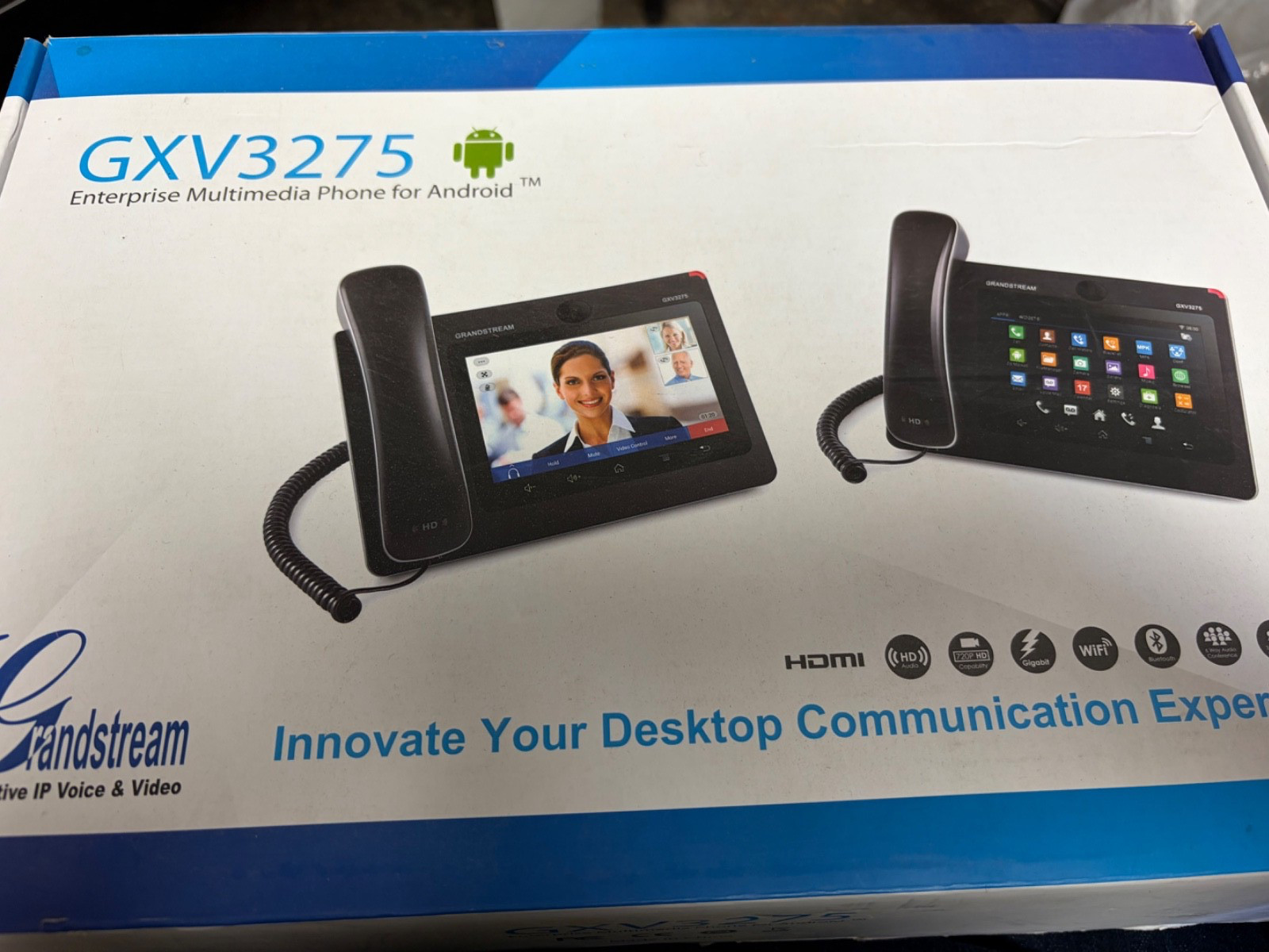 Grandstream GXV3275 7in. IP Phone - Black