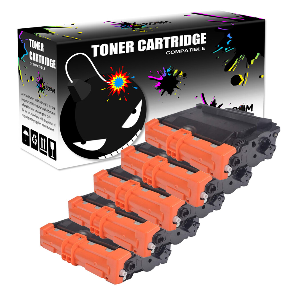 5 Black Toner fits Brother TN850 MFC-L6900DW HL-L6400DWT HL-L5000D DCP-L5650DN