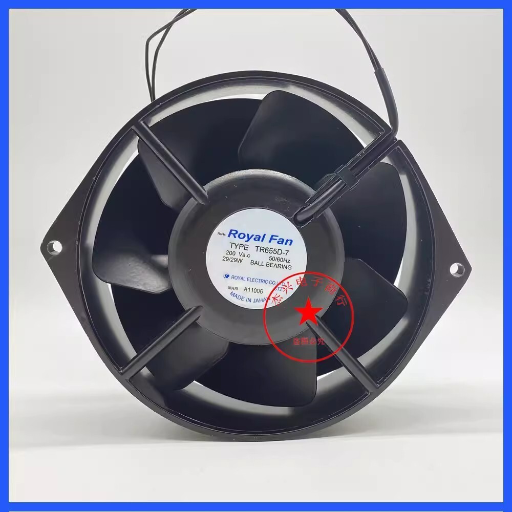 ROYAL FAN TYPE TR655D-7 200VAC 29/29W Cooling Fan