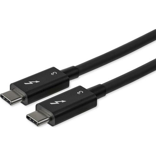 StarTech 2.6ft (80cm) Thunderbolt 3 Cable, 40Gbps, 100W PD, 4K/5K Video,