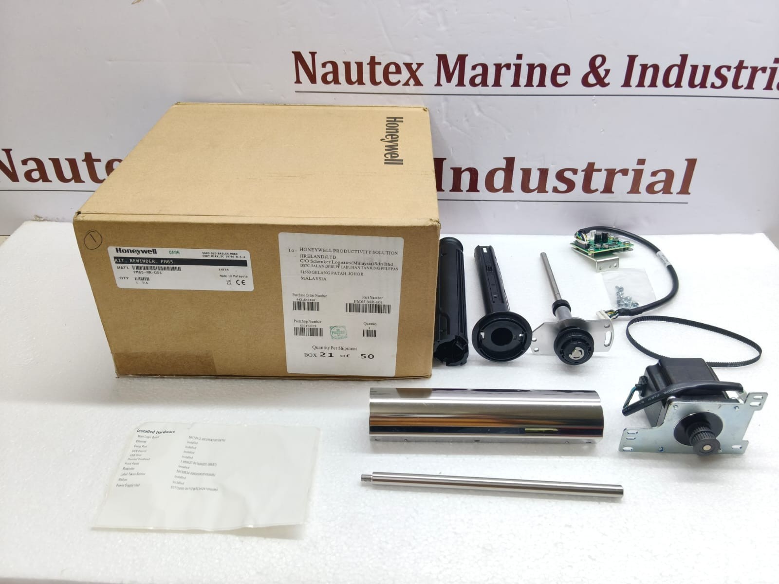Honeywell PM65-MR-001 Internal Rewinder COMPLETE Kit NEW