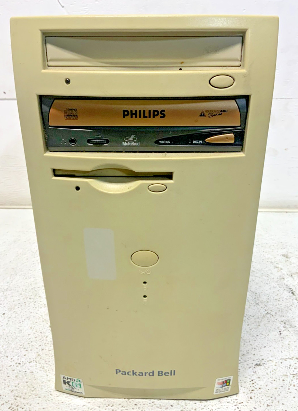 Packard Bell 955 Multimedia Tower PC Philips CDRW400 Rewriter Drive A1A