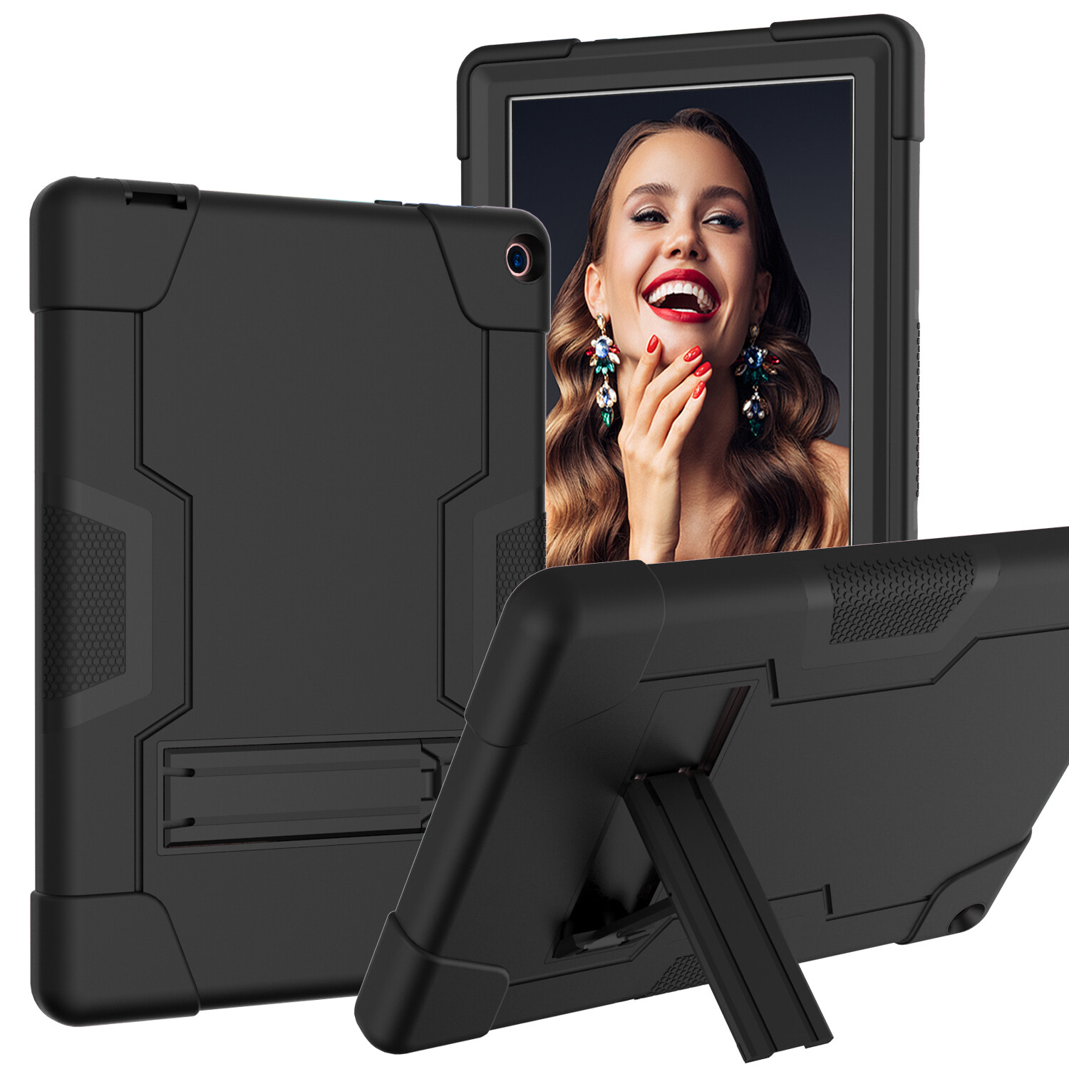 For Walmart Onn 10.1 Pro(Model:100003562)Shockproof Hybrid Case+Screen Protector