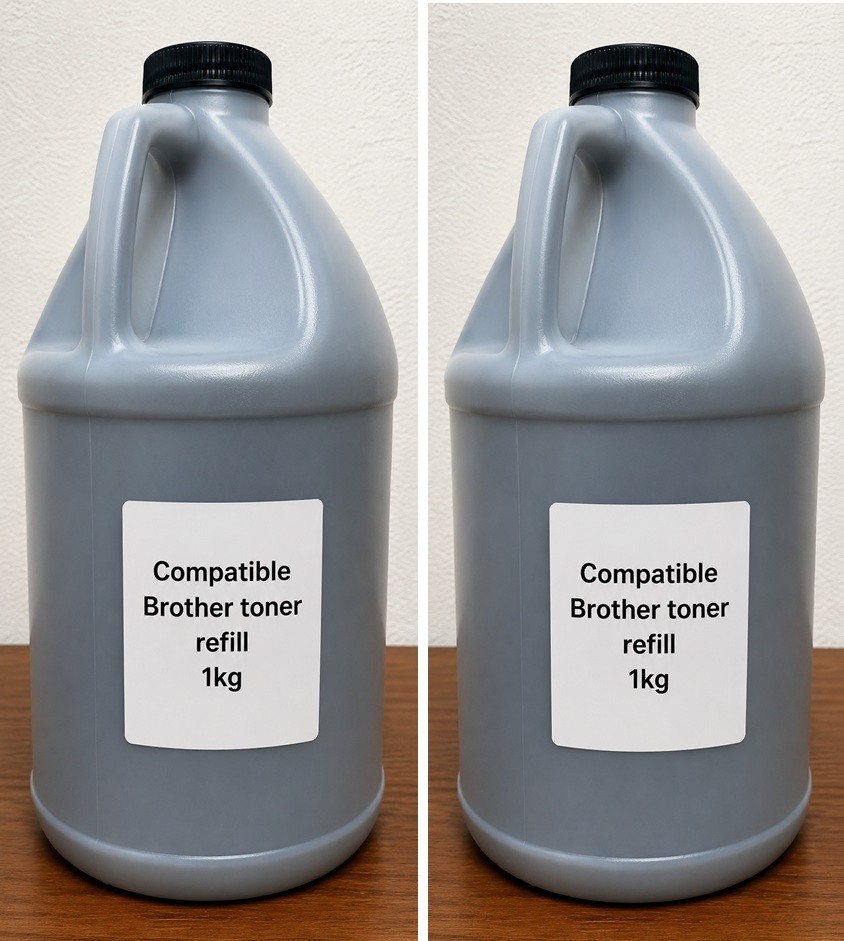 PREMIUM BULK Black Toner Refill for Brother TN-221 TN-225 HL-3150 MFC-9130 (2KG)