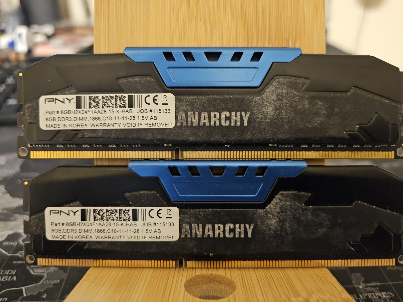 PNY Anarchy (8GBH2X04F1AA28-15-K-HAB) 16GB Kit (2x8GB) PC3-14900 1866MHz DDR3