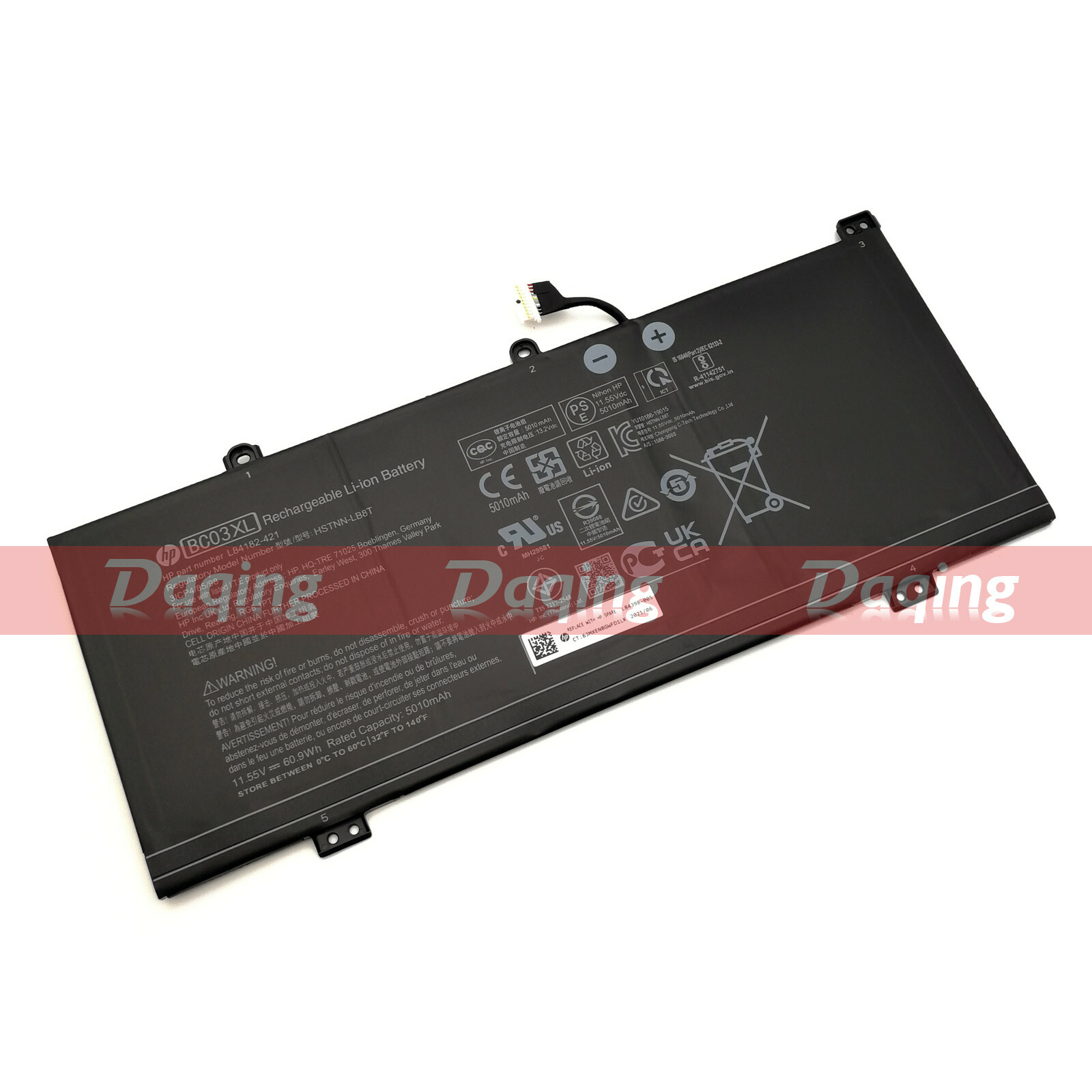 New Original BC03XL Battery for HP Pro C640 HSTNN-LB8T L84398-005 L84182-421 OEM