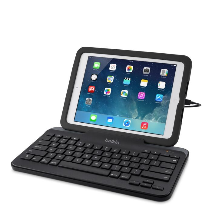 Apple iPad Wired Keyboard Lightning with Stand | Belkin | School Test Approved