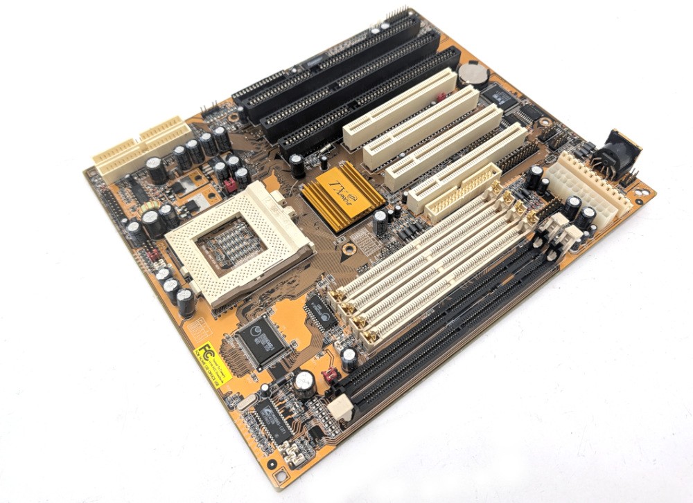 Untested PCchips Hsin Tech TX Pro II M571 V3.2(A) Motherboard Socket Socket 7