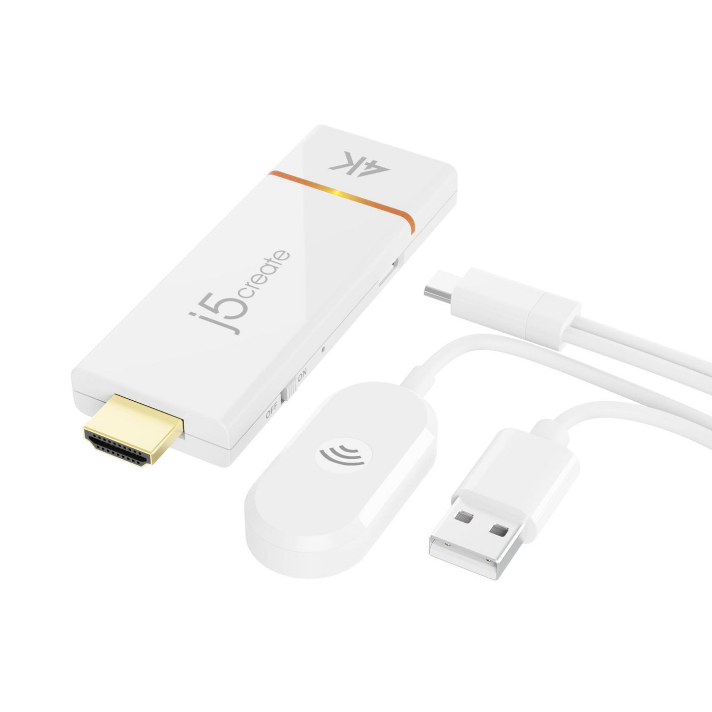 j5create W128926405 JVAW76-N Screencast 4K Wireless Display Adapter Receive ~E~