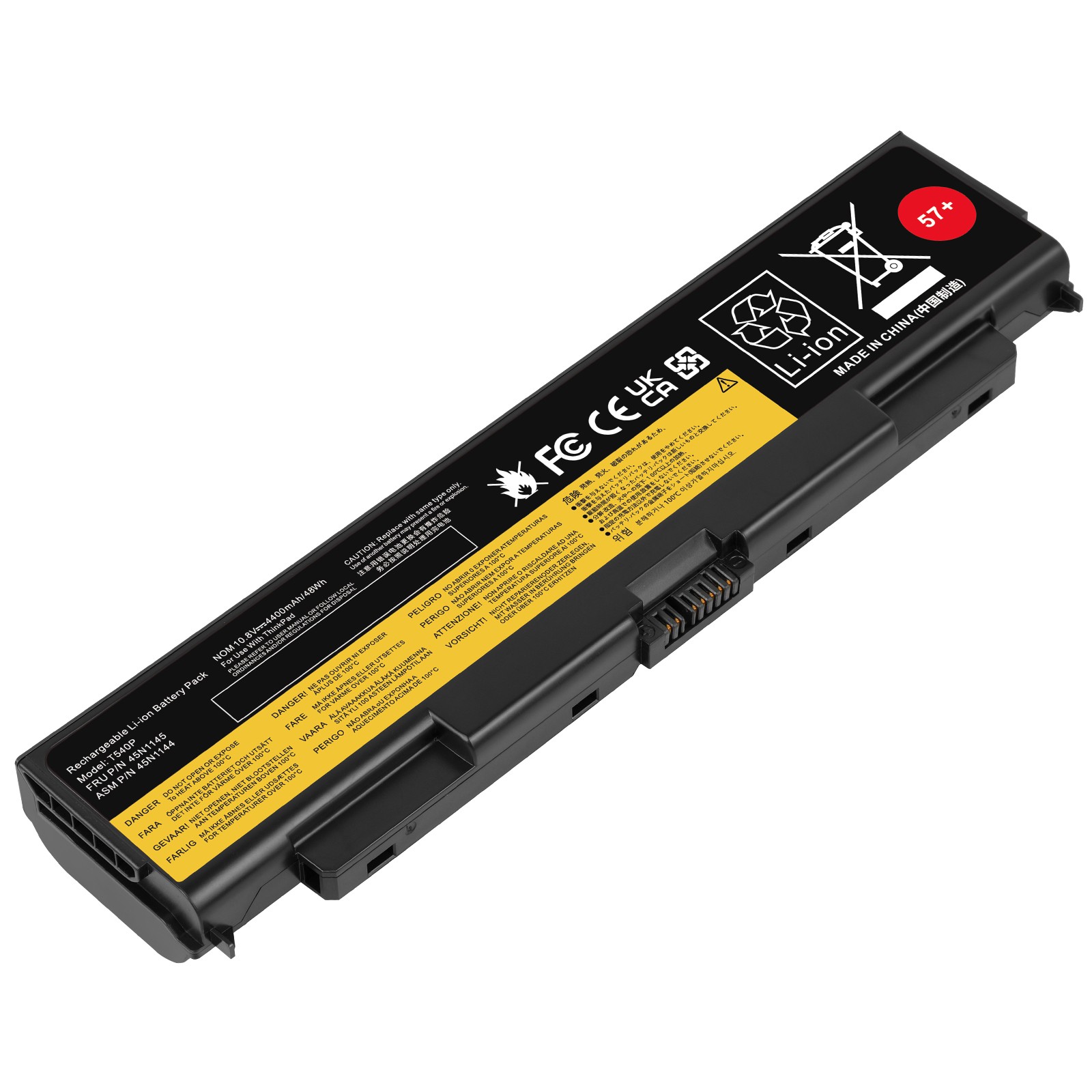 🧡LOT 57+ Battery T440P For Lenovo ThinkPad T540P L440 L540 W540 W541 0C52863 US