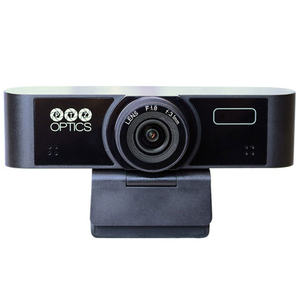 PTZOptics 1080p Webcam 80 with 80° Field of View and Built-In Microphone Array