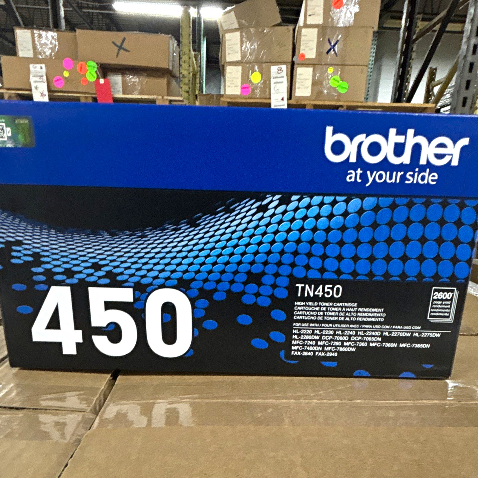 Brother TN450 Genuine Original Black Laser Toner for HL-2220/2230/2240/2270