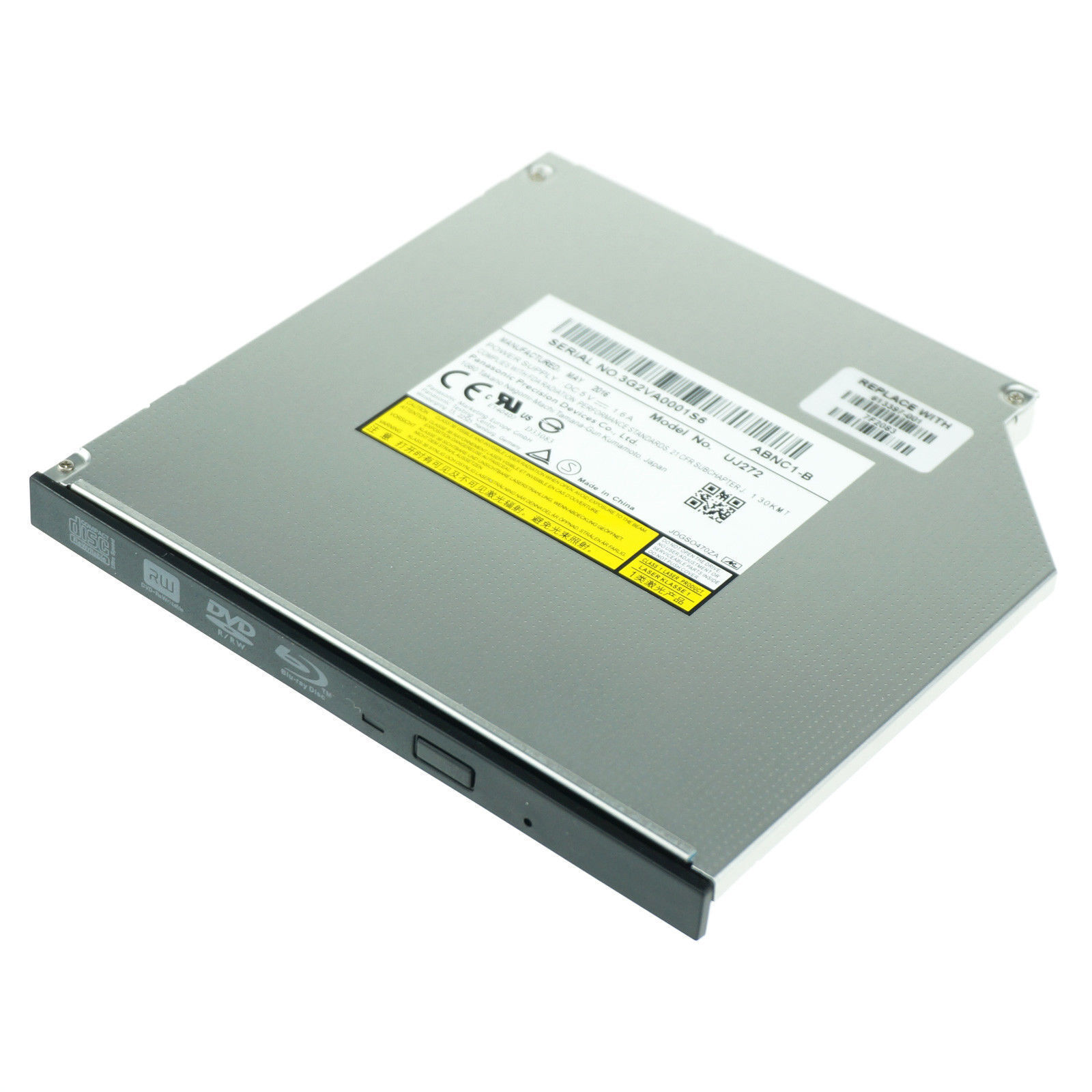 Internal 9.5mm SATA BD-RW Burner BD DVD CD Writer Laptop Slimline Optical Drive