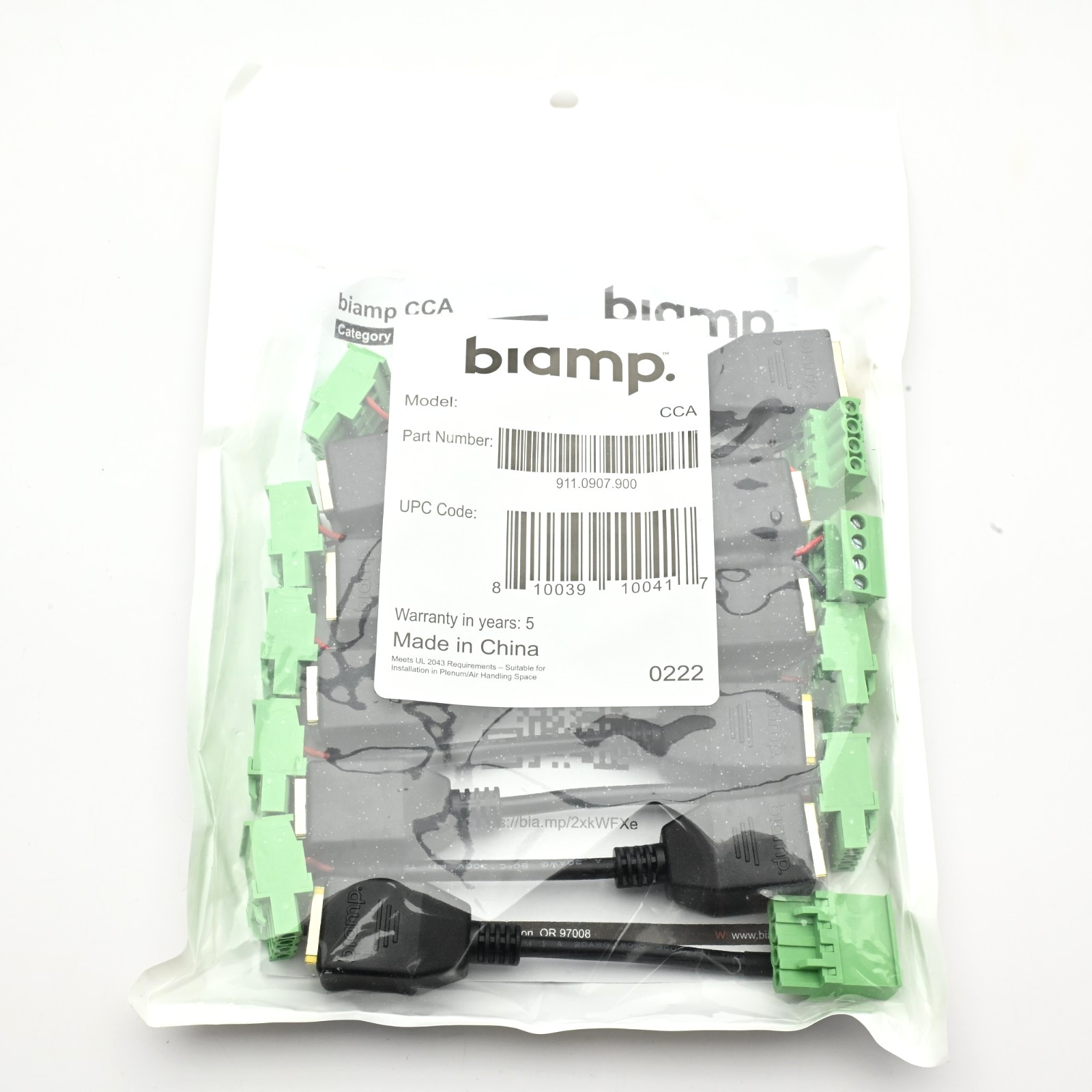 Biamp CCA 911.0907.900 Category Cable Adapter (10 Pack)