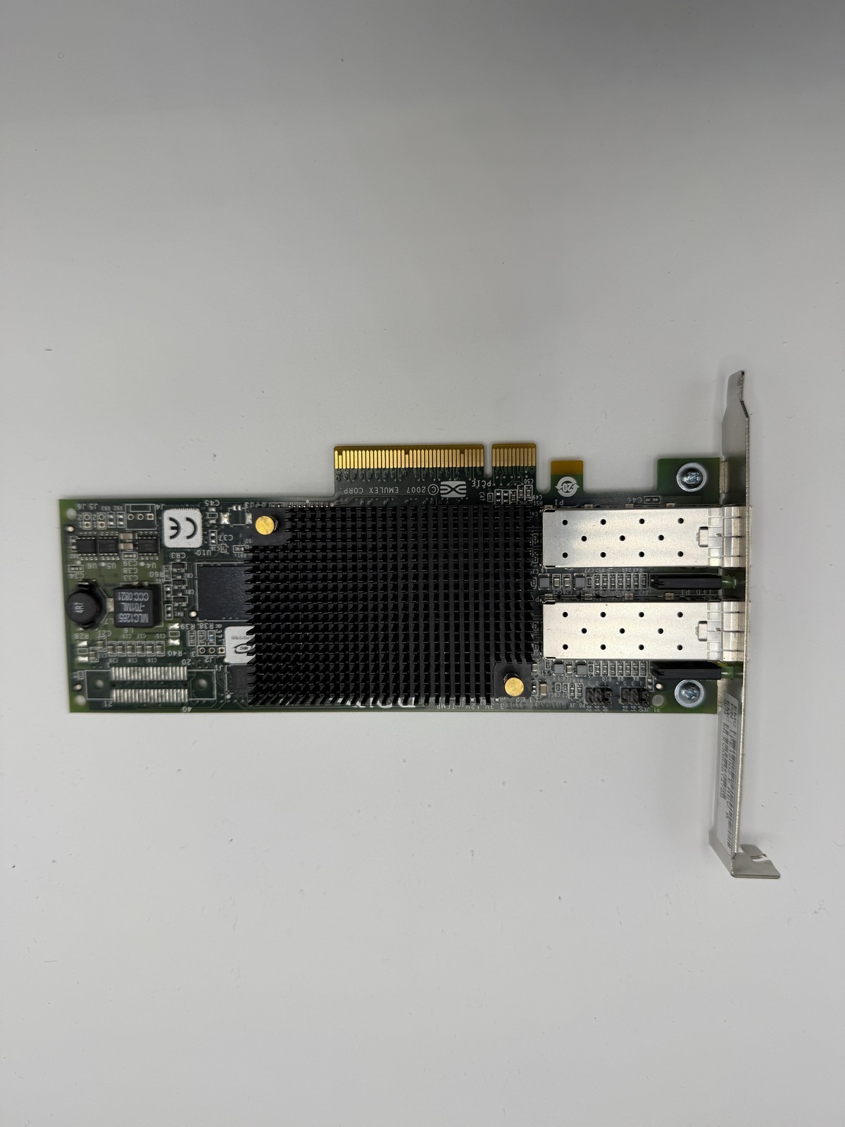 EMC LPE12002-E Dual Port 8Gb Fibre Channel PCIe X8 HBA Adapter Card SFP Server