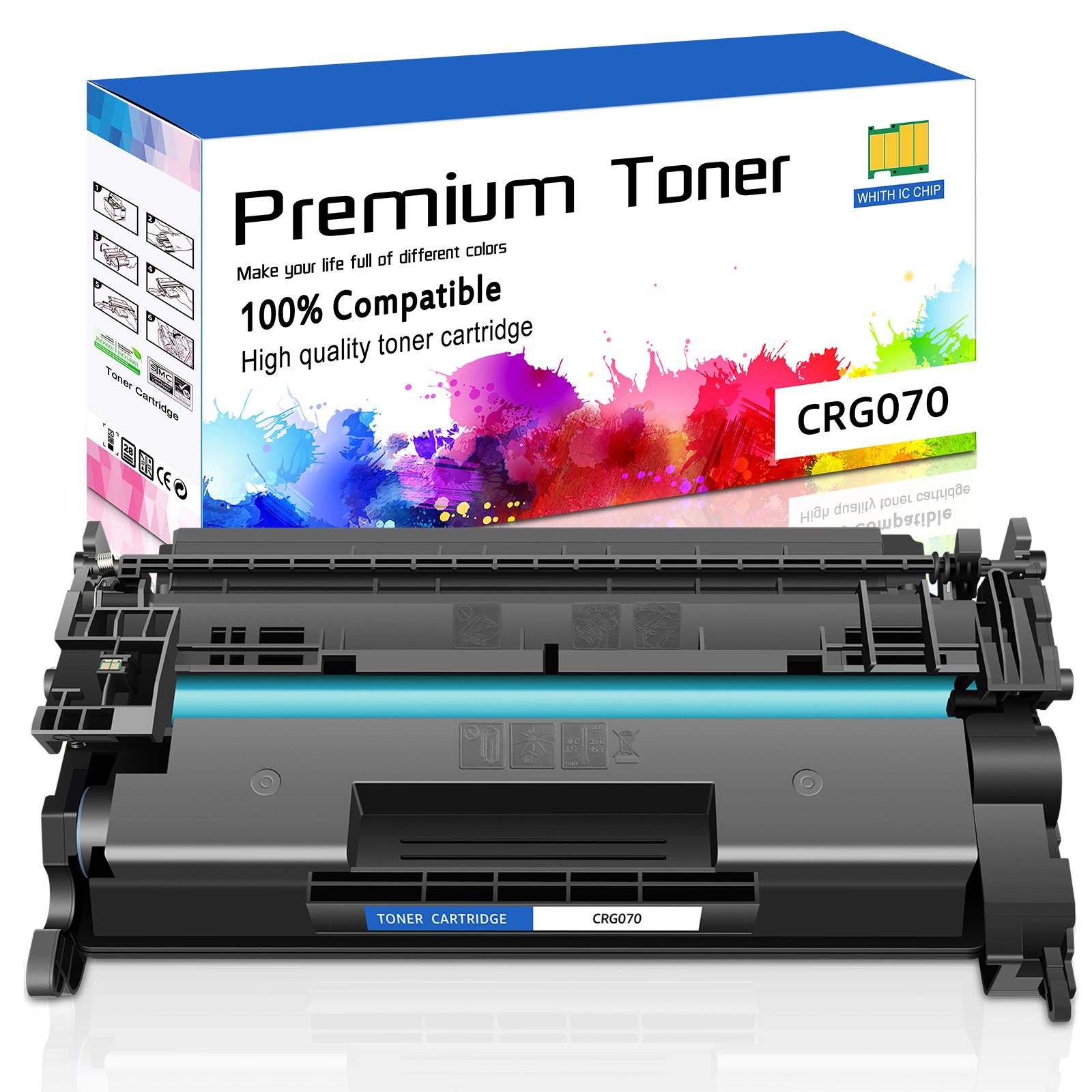 1PK CRG070 Toner With Chip for Canon LBP246dw LBP247dw LBP244dw MF465dw MF467dw