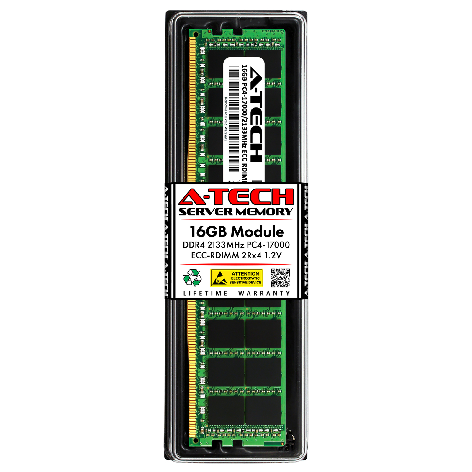 16GB DDR4 PC4-17000R ECC RDIMM Replacement for Hynix HMA42GR7AFR4N-TF Memory RAM