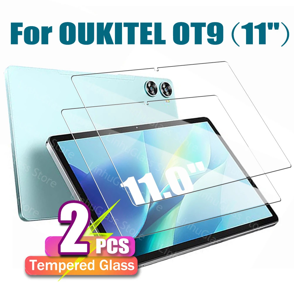 2PCS OUKITEL OUKITEL OT9 (2024) 11" Tempered Glass Film Cover Screen Protector