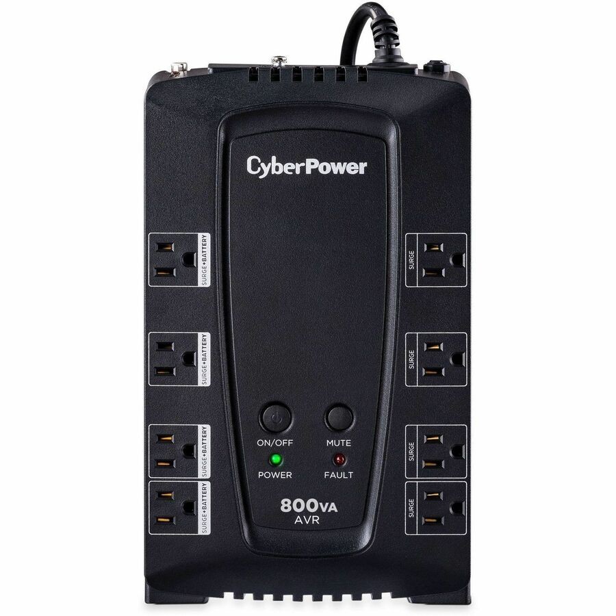 CyberPower CP800AVR 800 VA/ 450 W Line Interactive Simulated Sine Wave AVR UPS